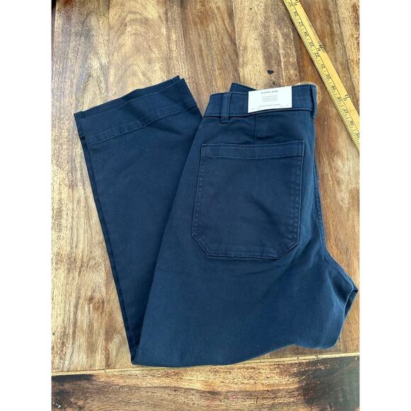 NWT Everlane Women's Blue The Utility Straight-Leg Pant Size 6R - Picture 4 of 7